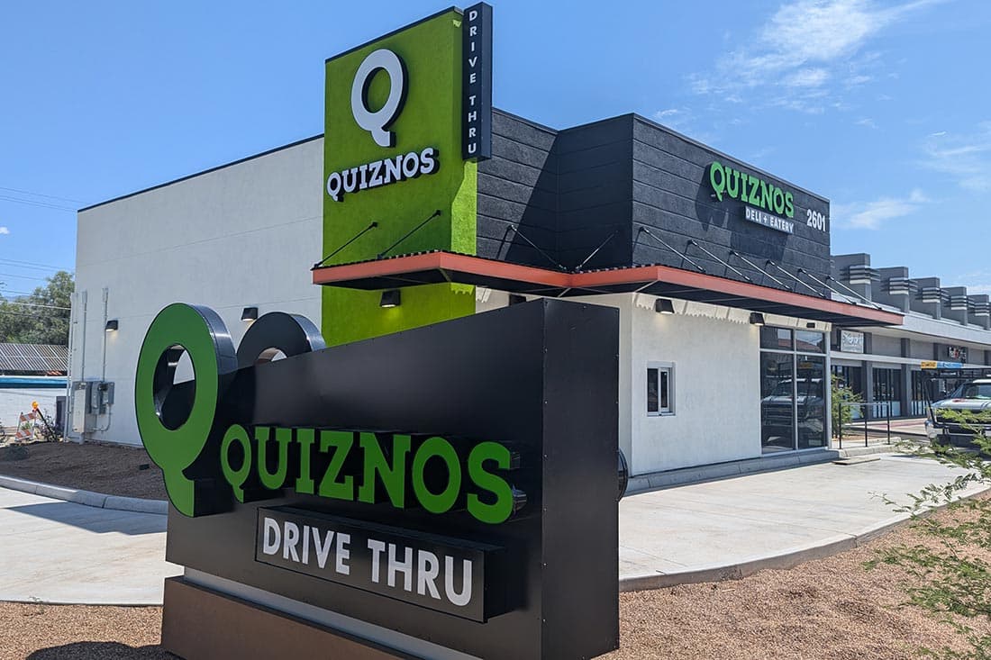 Quiznos Tucson — Ground-Up Construction project by ITDG Construction