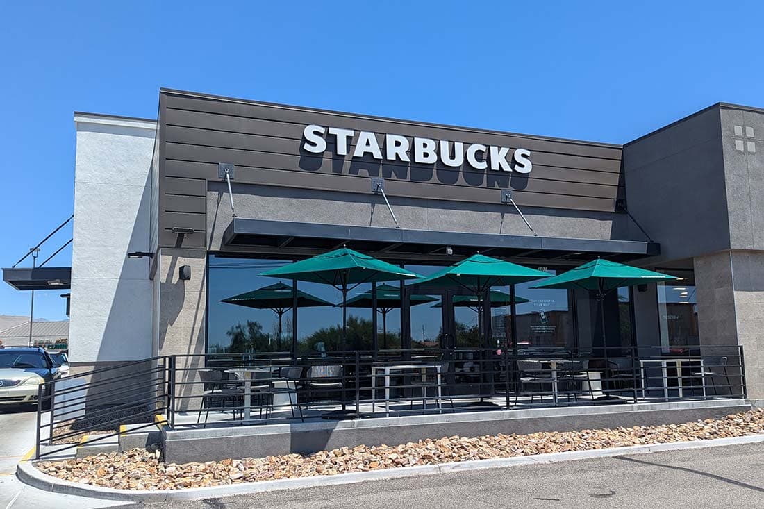 Starbucks Harrison — Ground-Up Construction project by ITDG Construction
